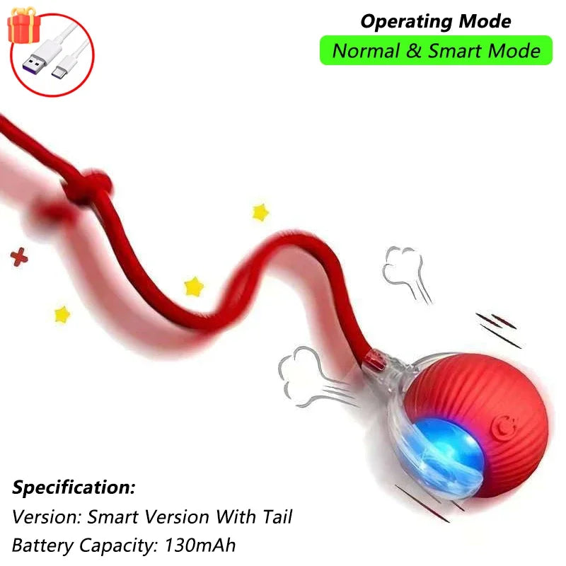Smart Rolling Cat Ball Toy