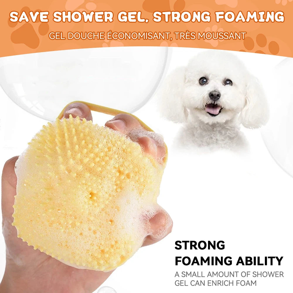 2-in-1 Pet Shampoo Massage Brush