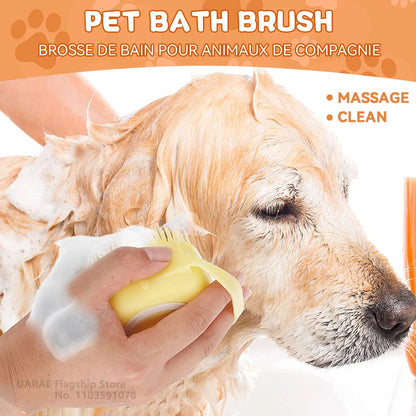2-in-1 Pet Shampoo Massage Brush