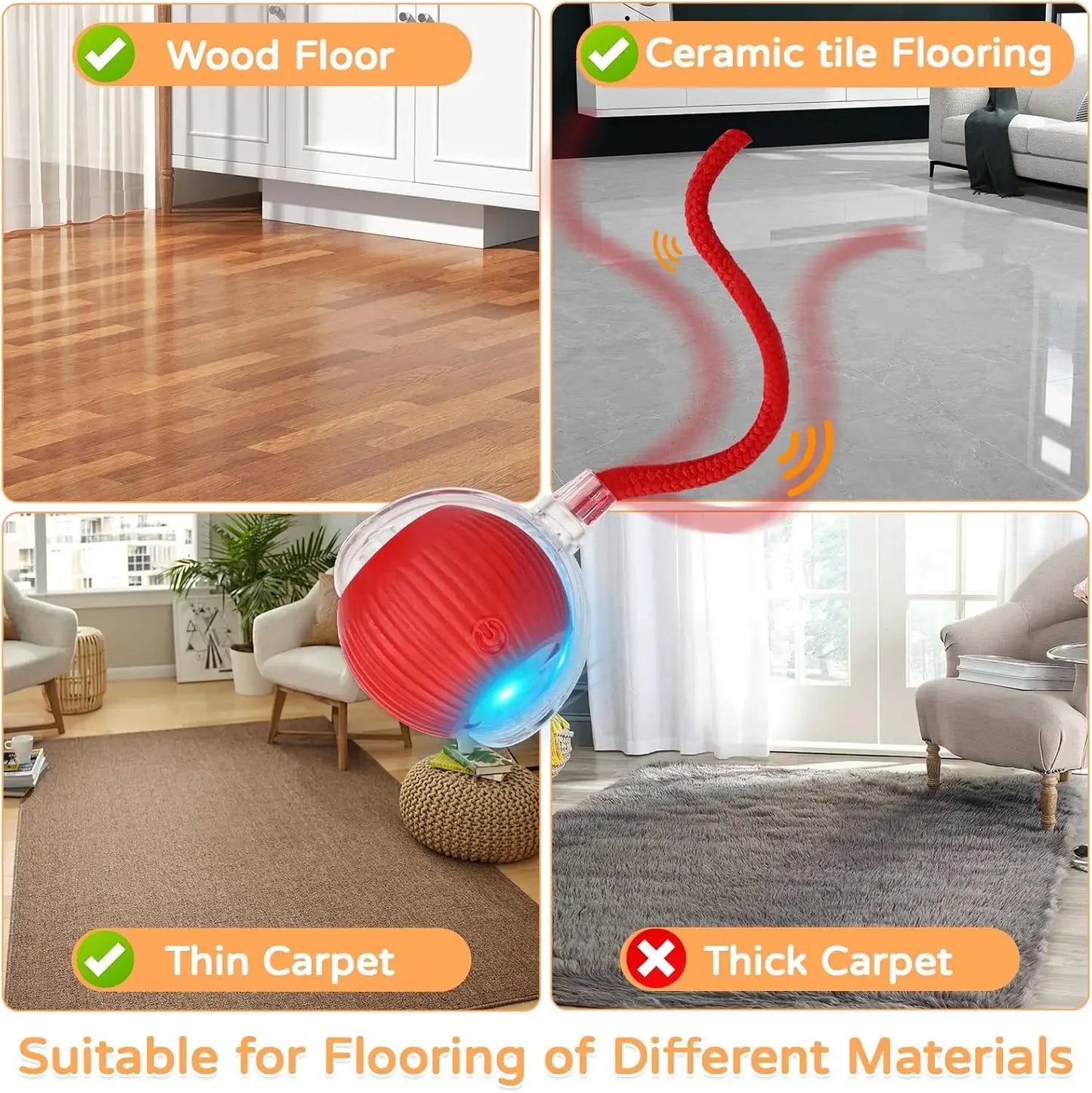 Smart Rolling Cat Ball Toy