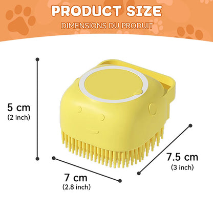 2-in-1 Pet Shampoo Massage Brush